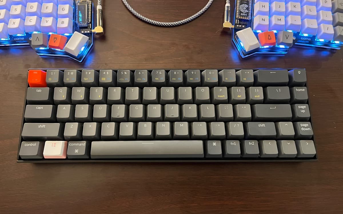 Keychron K6とCorne Cherry